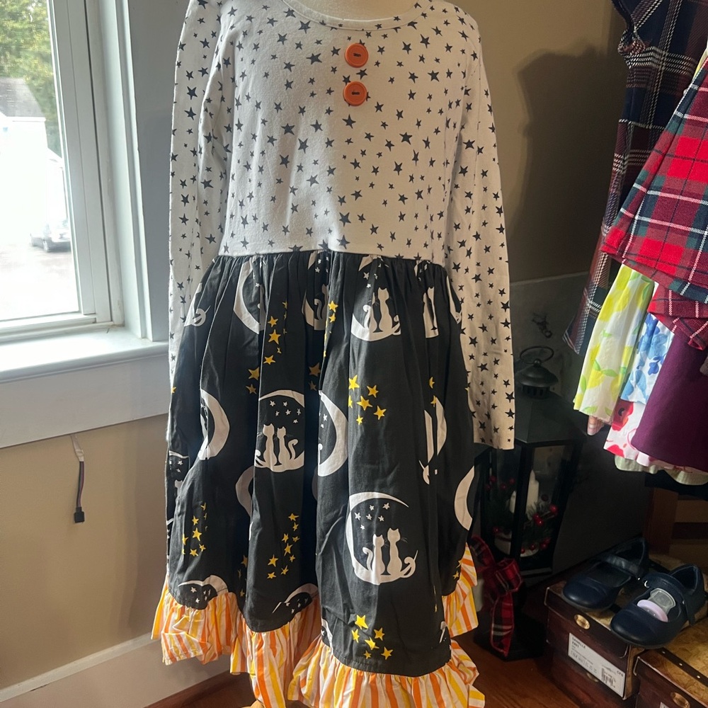 Eleanor Rose Rhonda Dress with Star and Moon Design